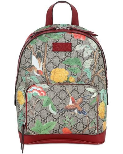 Gucci Tian GG Supreme Leather Backpack - Multicolour