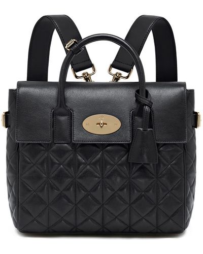 Mulberry Cara Delevigne Quilted Backpack - Black