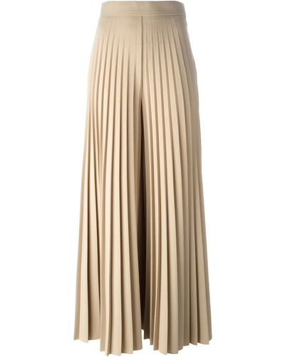Givenchy Pleated Wide Leg Trousers - Multicolour