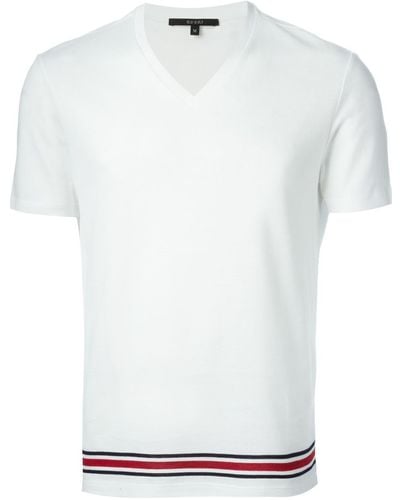 Gucci V-Neck T-Shirt - White