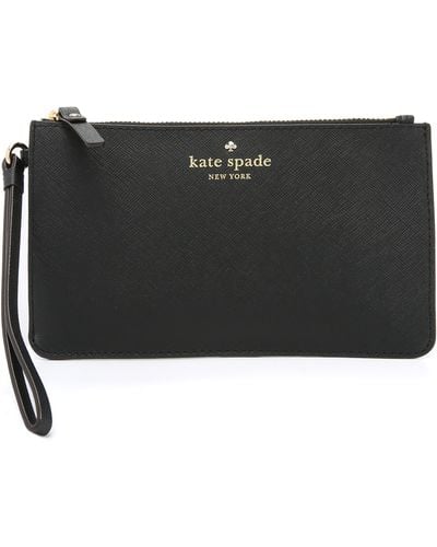 Kate Spade Slim Bee Wristlet - Black
