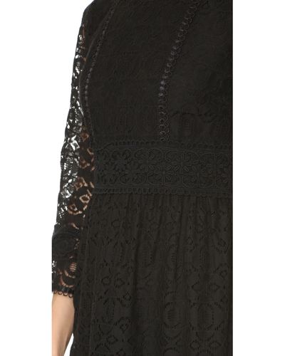 Anna Sui Lace Dress - Black
