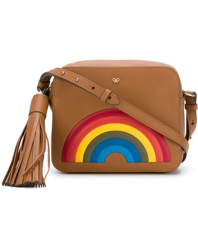 Anya Hindmarch 'rainbow' Crossbody Bag - Brown