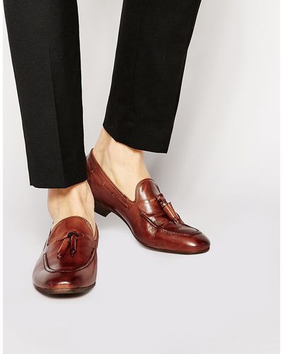 H by Hudson H By Hudson Pierre Tassel Loafers - Brown