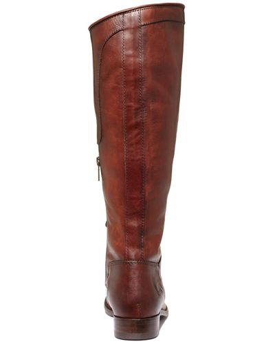 Frye Women'S Melissa Lace Up Riding Boots - Red