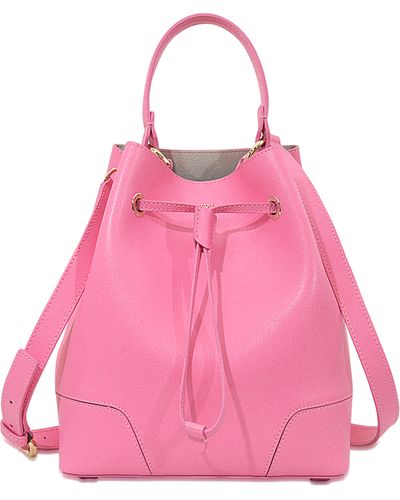 Furla Stacy S Bucket Bag - Pink