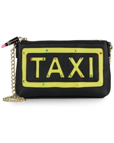 Betsey Johnson Taxi Crossbody Bag - Yellow