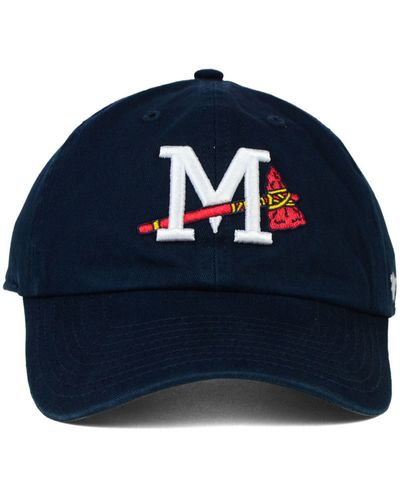 '47 Mississippi Braves Clean Up Cap - Blue