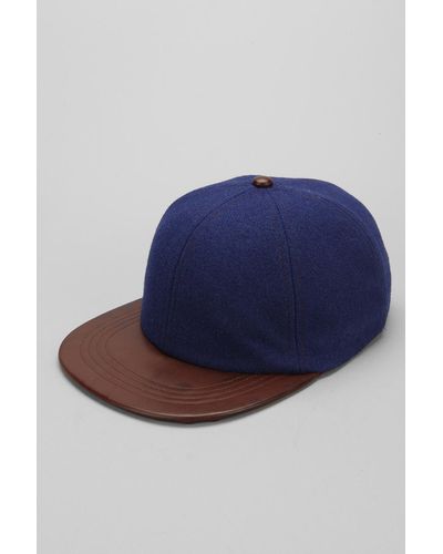 Urban Outfitters Rosin Short Brim Baseball Hat - Blue