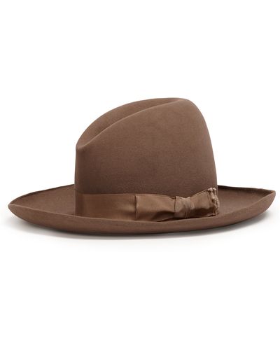 Ralph Lauren Cashmere-angora Cowboy Hat - Brown