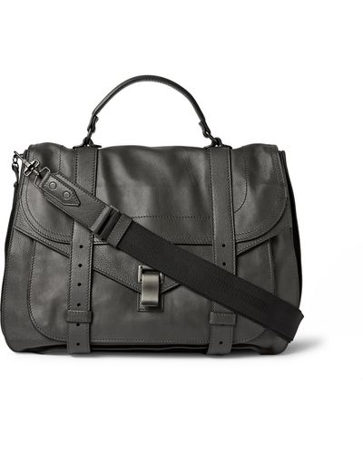 Proenza Schouler Ps1 Extra Large Leather Satchel - Gray