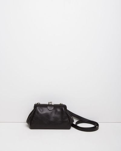 Y's Yohji Yamamoto Clasp Shoulder Bag - Black