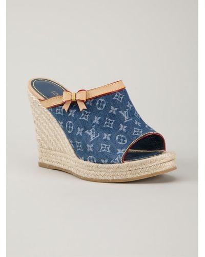 Louis Vuitton Wedge sandals for Women, Online Sale up to 52% off