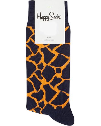 Happy Socks Giraffe Socks - For Men - Multicolour