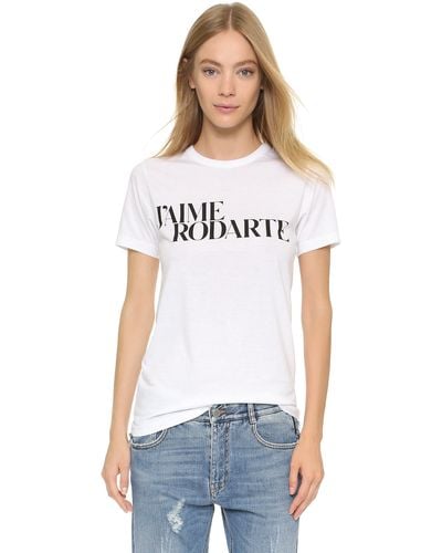 Rodarte Love / Hate T-shirt - White