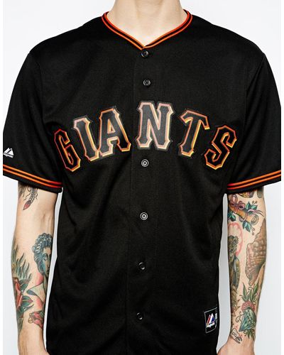 Majestic San Francisco Giants Alternate Baseball Jersey - Black