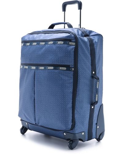 LeSportsac 24'' Rolling Suitcase - Dark Denim Pique - Blue