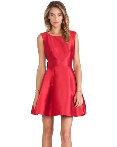 Kate Spade Backless Bow Mini Dress - Red