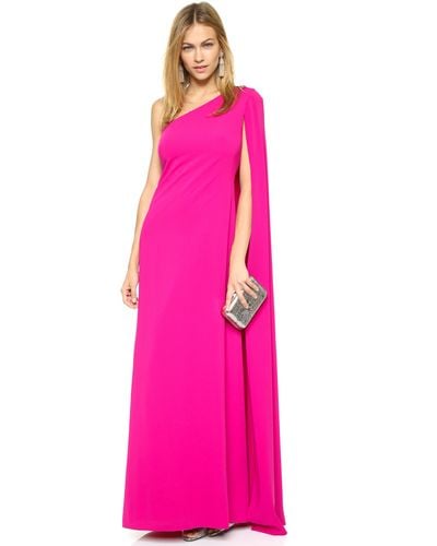 JILL Jill Stuart One Shoulder Gown - Pink