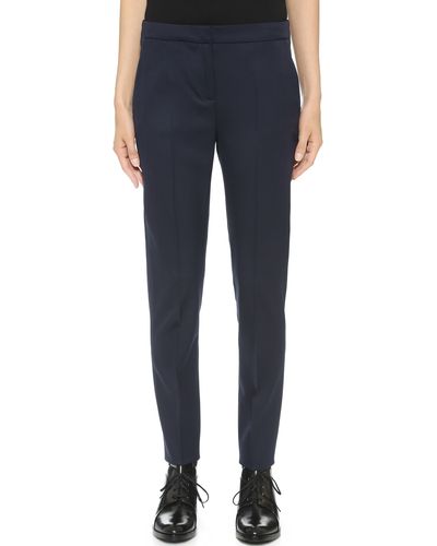 The Kooples Timeless Suit Pants - Navy - Blue