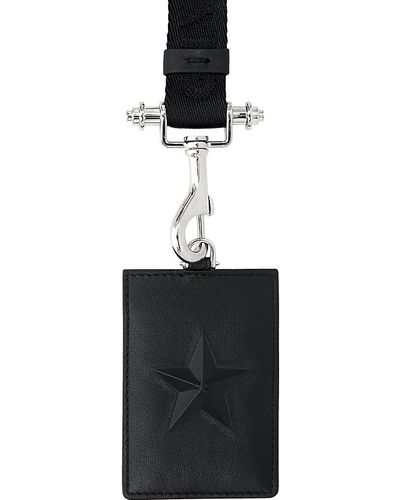 Givenchy Star Id Holder Lanyard - Black