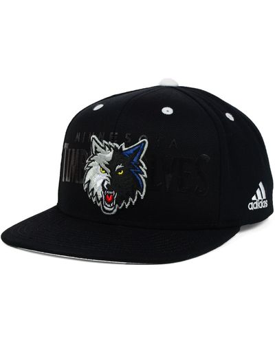 adidas Minnesota Timberwolves Nba Draft Snapback Cap - Black