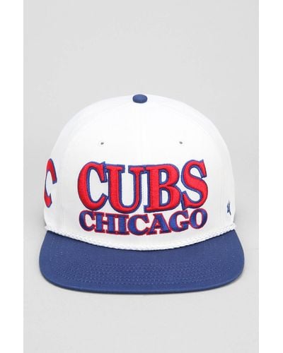 '47 Tasty Rope Chicago Cubs Strap-Back Hat - Red