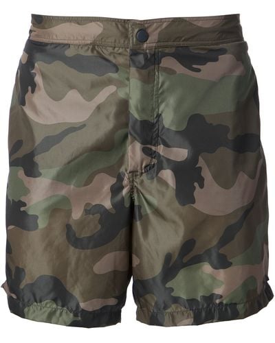 Valentino camouflage best sale swim shorts