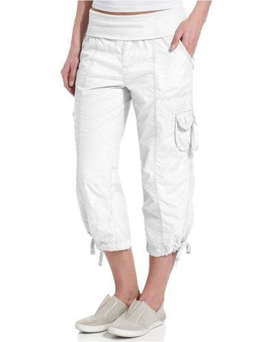 Calvin Klein Performance Cropped Capri Pants - White