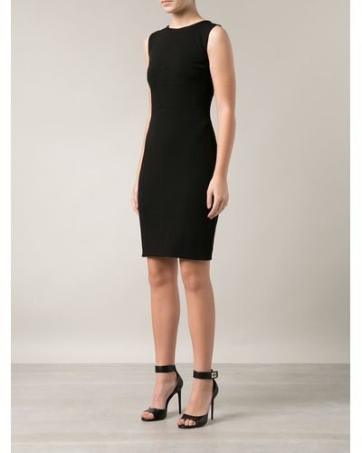 Narciso Rodriguez Cut Out Back Dress - Black