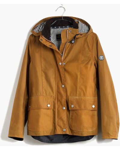 Madewell Barbour&Reg; Godrevy Waxed Jacket - Brown