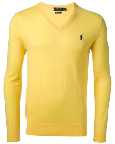 Polo Ralph Lauren V-Neck Sweater - Yellow