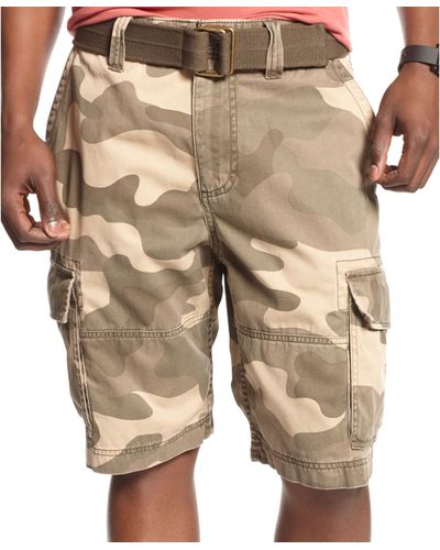 American Rag Camouflage Cargo Shorts - Green