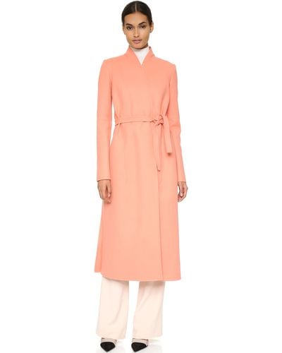 Narciso Rodriguez Double Face Wool Coat - Rose - Pink