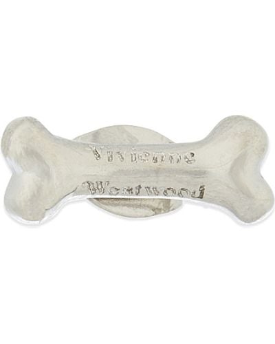 Vivienne Westwood Otho Dog Bone Stud Earring - Metallic