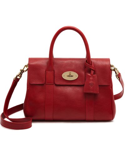 Mulberry Small Bayswater Satchel - Red