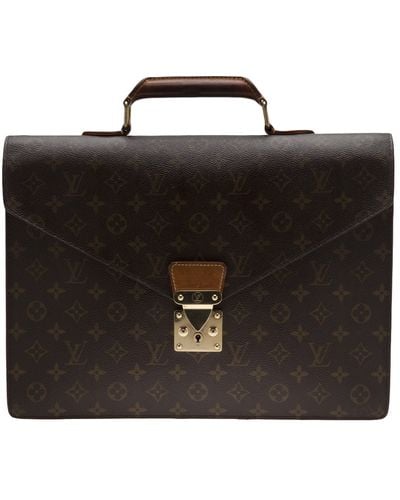 Louis Vuitton Monogram Serviette Briefcase - Brown