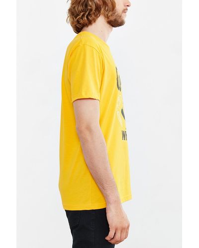 Urban Outfitters Old Grand-dad Whiskey Tee - Yellow