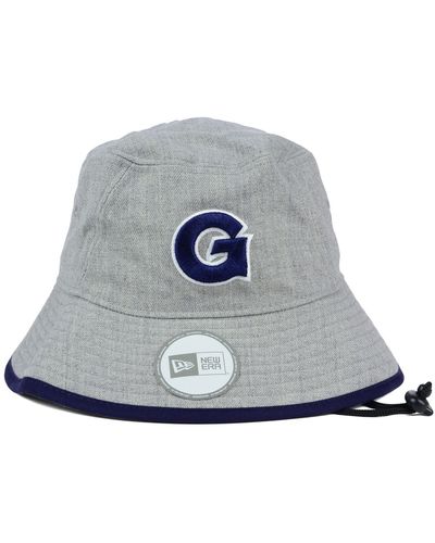 KTZ Georgetown Hoyas Tip Bucket Hat - Gray