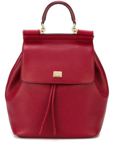 Dolce & Gabbana 'sicily' Backpack - Red