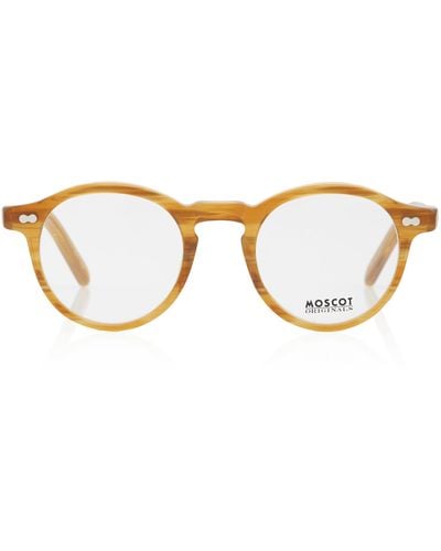 Moscot Blonde Miltzen Glasses - Brown