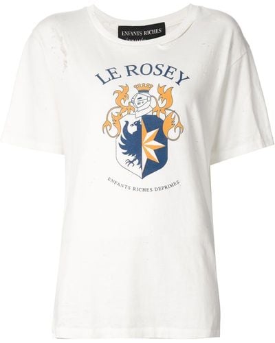 Enfants Riches Deprimes 'le Rosey' T-shirt - White