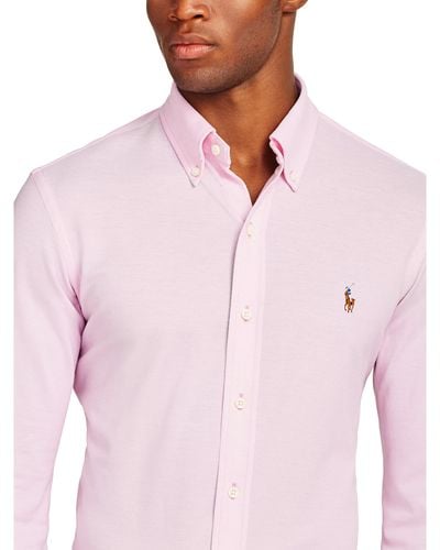 Polo Ralph Lauren Knit Oxford Shirt - Pink