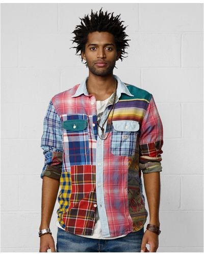 Denim & Supply Ralph Lauren Patchwork Shirt - Multicolor