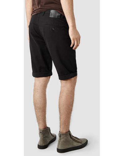 AllSaints Mitre Deck Shorts - Black