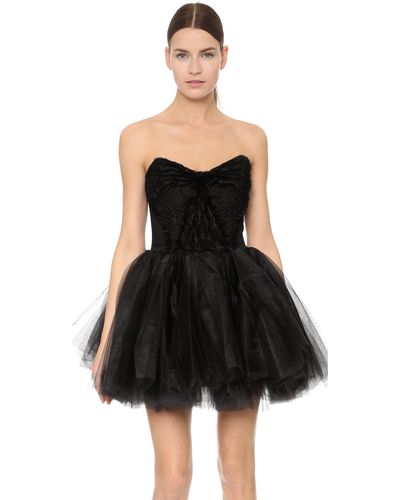 Loyd/Ford Tulle Mini Dress - Black