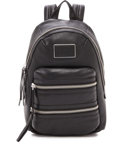 Marc By Marc Jacobs Domo Biker Backpack - Cement - Black