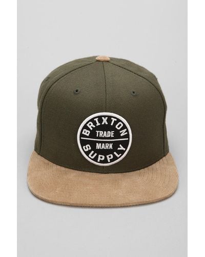 Urban Outfitters Brixton Oath Iii Snapback Hat - Green