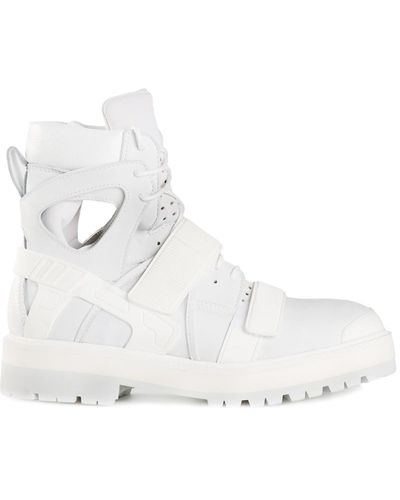 Hood By Air 'Avalanche' Combat Boots - White