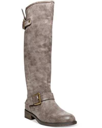 Madden Girl Cactus Boots - Gray